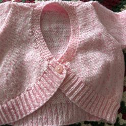 Girls scalloped bottom cardigan