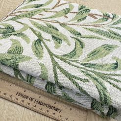 Fabric Remnant - William Morris Willow Bough Sage - Tapestry Upholstery Fabric - 1 Metre Length
