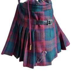 KILTIE BUCKET BAG in LINDSAY TARTAN