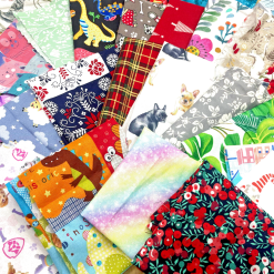 Scrap Fabric Material - 200g Bag Mixed Fabric Pieces - Assorted Styles & Design - Various Fabrics - Great for Crafts & Card Making Etc 3