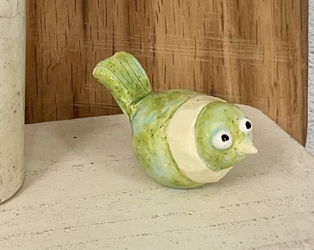 Small Floral Vase, Ceramic Bird CHOICES Small Floral Vase, Ceramic Bird CHOICES