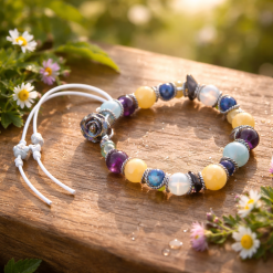 Bringing Self Calm and Positive Sleep - Crystal Bracelet