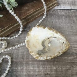 Oyster Shell Pair, Decorative Ring Dish 3