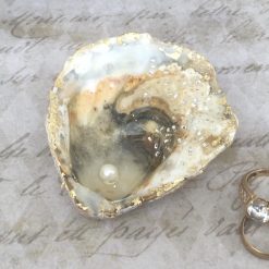 Oyster Shell Pair, Decorative Ring Dish 2