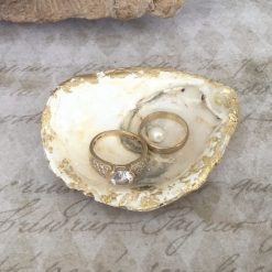 Oyster Shell Pair, Decorative Ring Dish 1