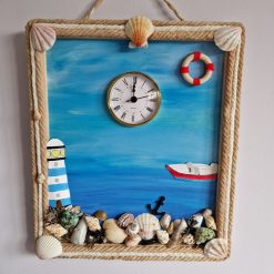 Beach scene clocks and mirrors 2 Beach scene clocks and mirrors 1