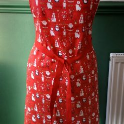 Apron, Christmas red print 3 Apron, Christmas red print 3