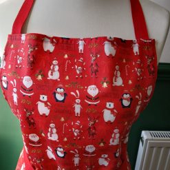 Apron, Christmas red print 4 Apron, Christmas red print 4