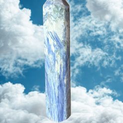 Blue kyanite tower
