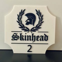 Personalised SKA 3D Rudeboy House Door Sign Plaque With Number / Name 4