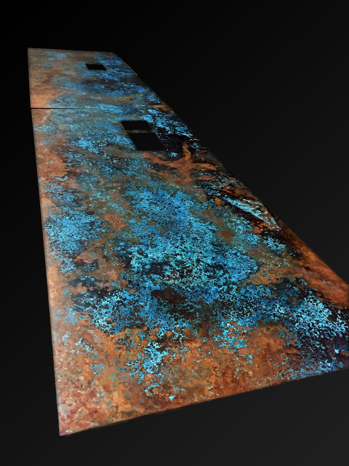 Copper Patina Wall Art, Fine Art Wall Hanging Copper Patina Wall Art, Fine Art Wall Hanging