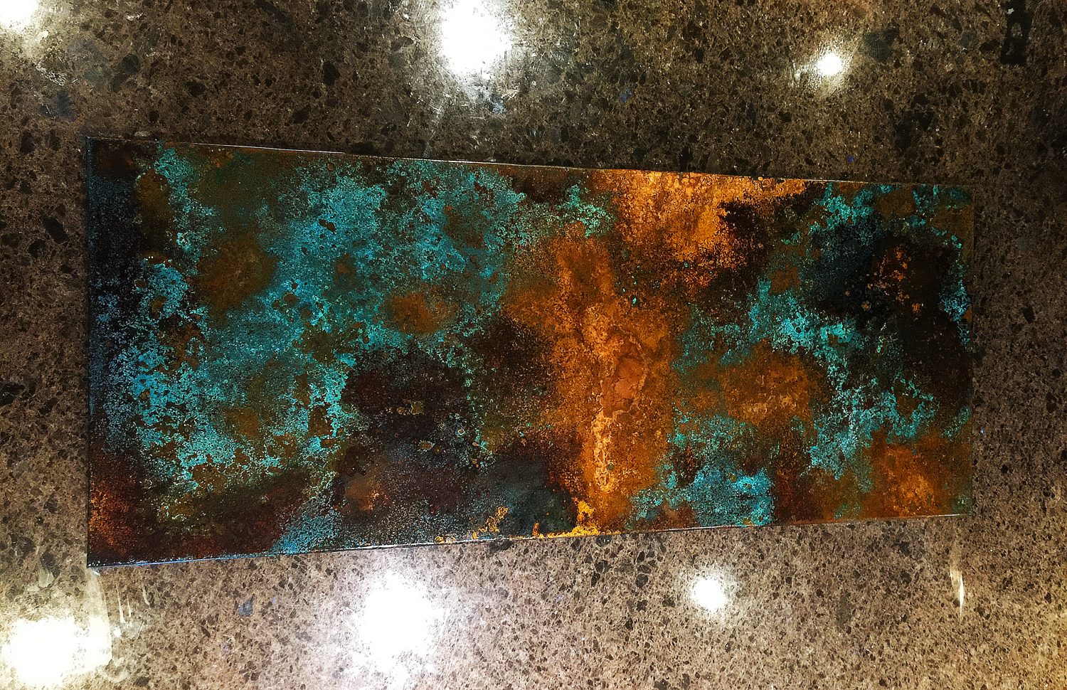 Copper Patina Wall Art, Fine Art Wall Hanging Copper Patina Wall Art, Fine Art Wall Hanging