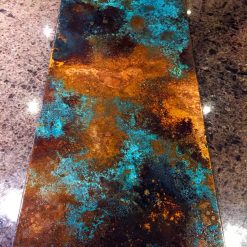 Copper Patina Wall Art, Fine Art Wall Hanging