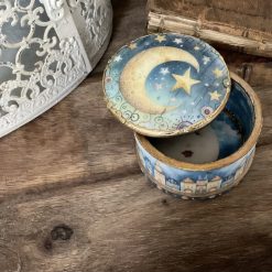Moon & Stars Trinket Pot, Decoupaged Gift 4