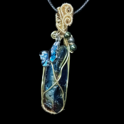 Titanium Aura Quartz Pendant
