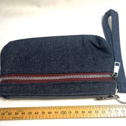 Handmade Denim Wrist Wallet