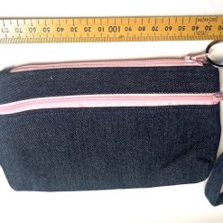 Handmade Denim Wrist Wallet
