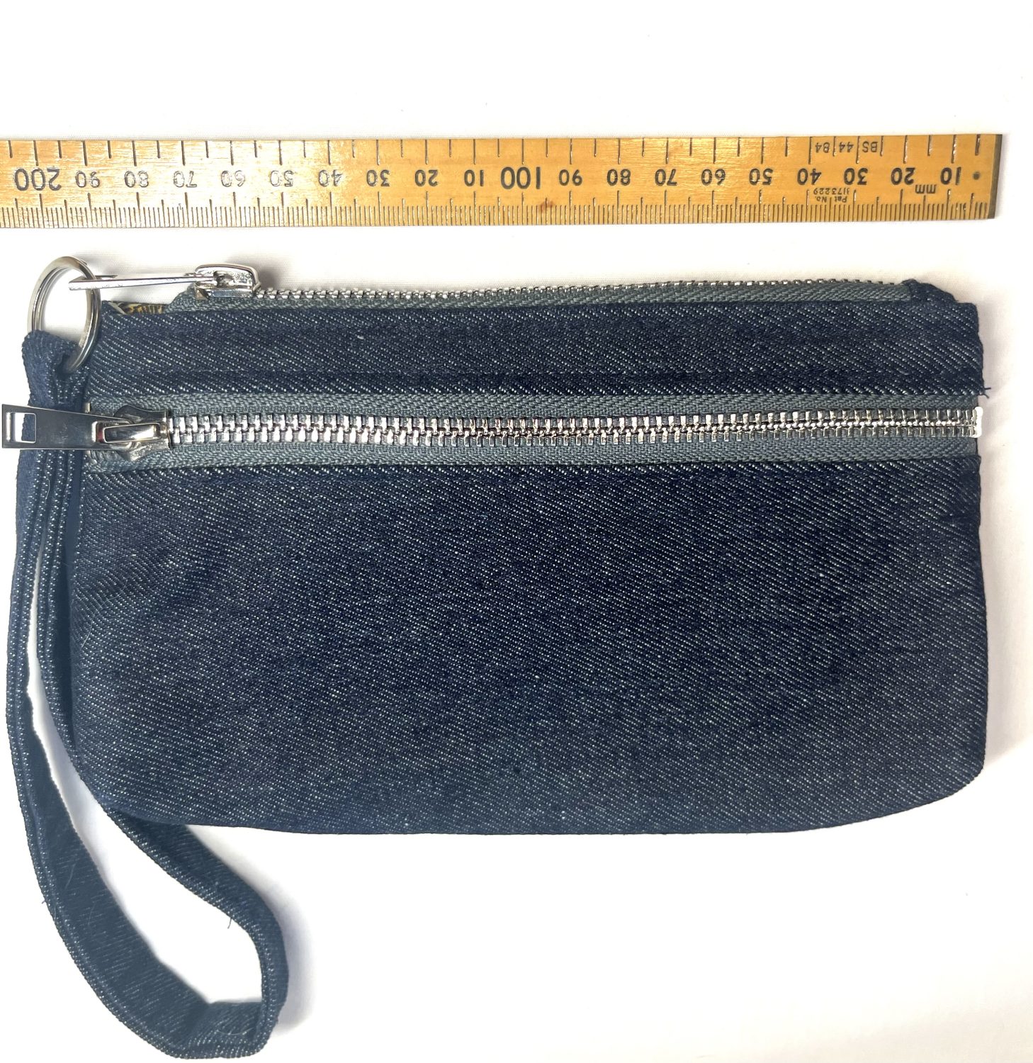 Handmade Denim Wrist Wallet Handmade Denim Wrist Wallet