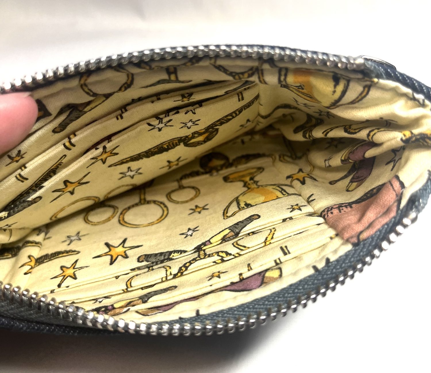 Handmade Denim Wrist Wallet Handmade Denim Wrist Wallet