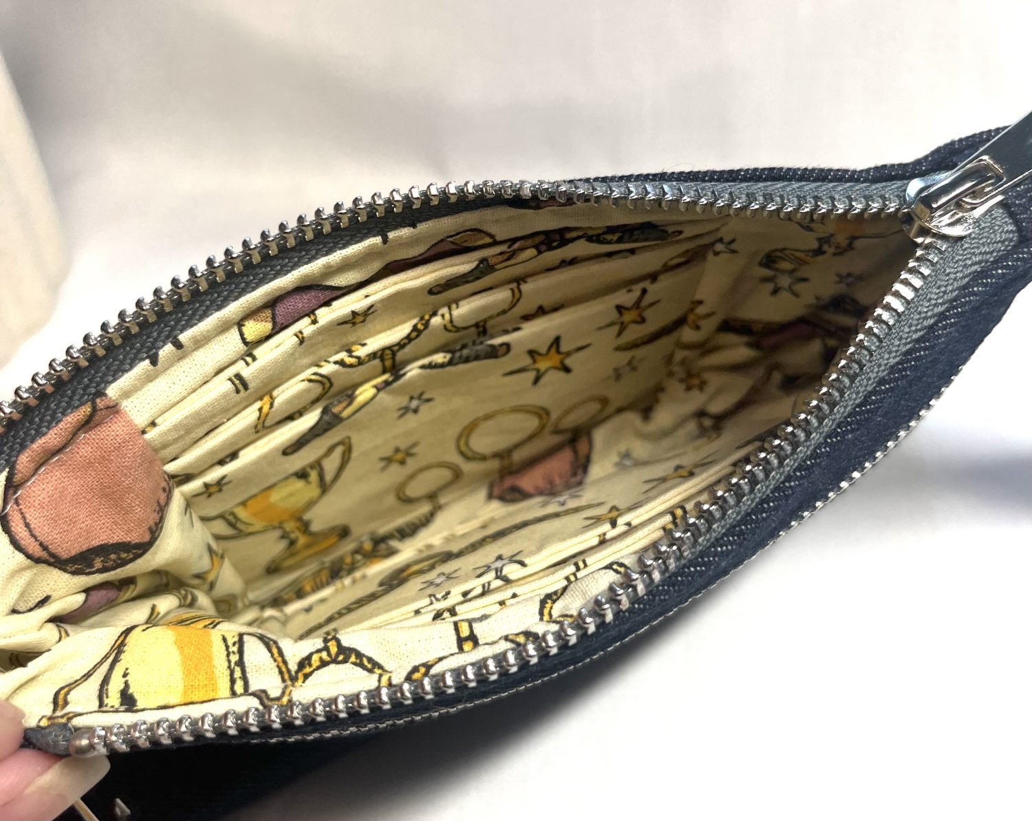 Handmade Denim Wrist Wallet Handmade Denim Wrist Wallet