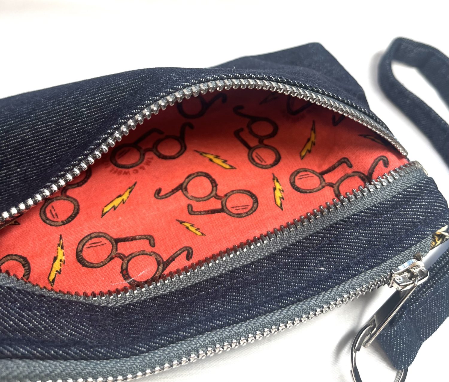 Handmade Denim Wrist Wallet Handmade Denim Wrist Wallet