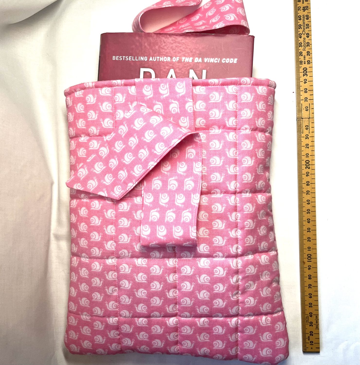 Handmade Quilted Book Sleeve Handmade Quilted Book Sleeve