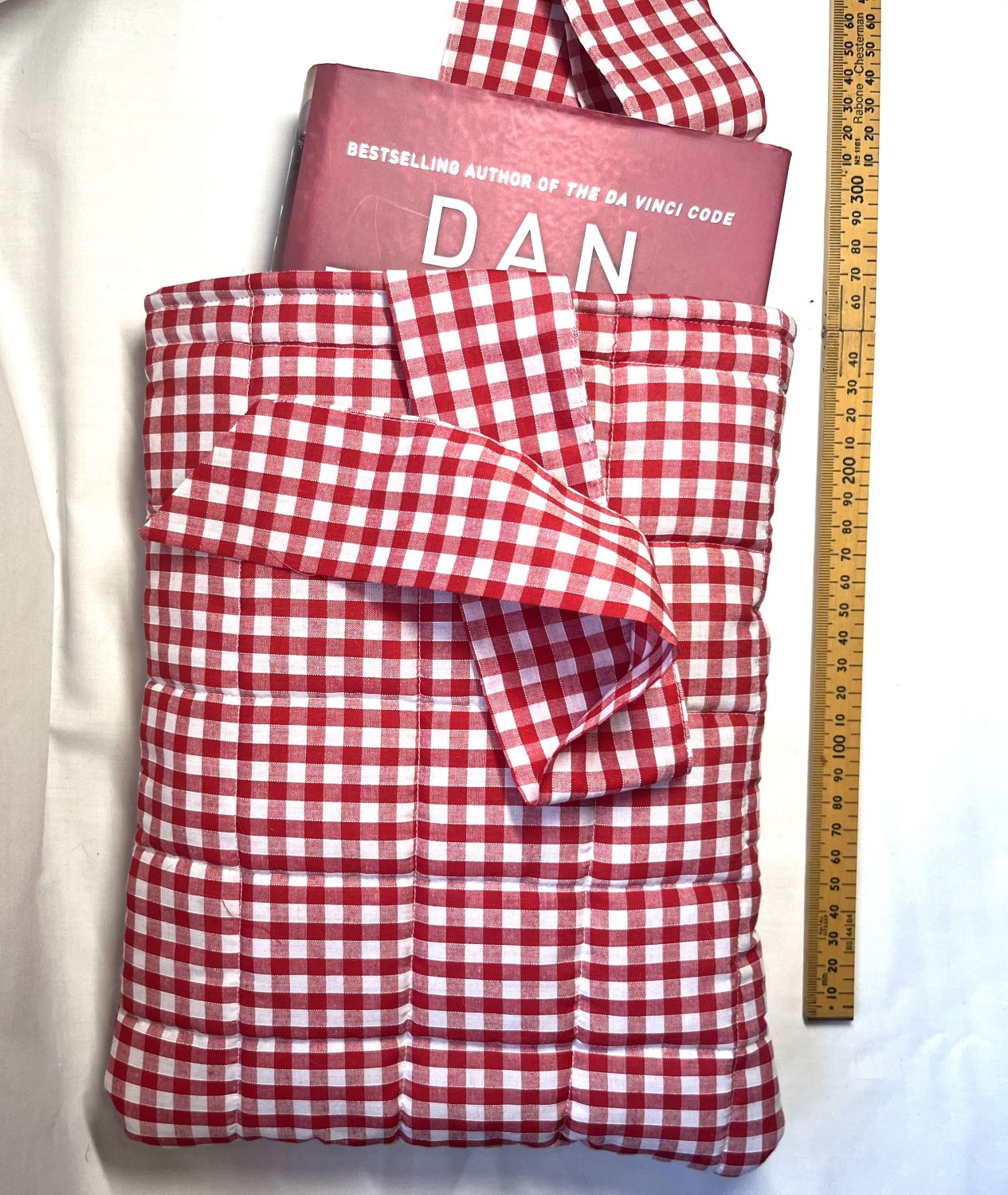 Handmade Quilted Book Sleeve Handmade Quilted Book Sleeve