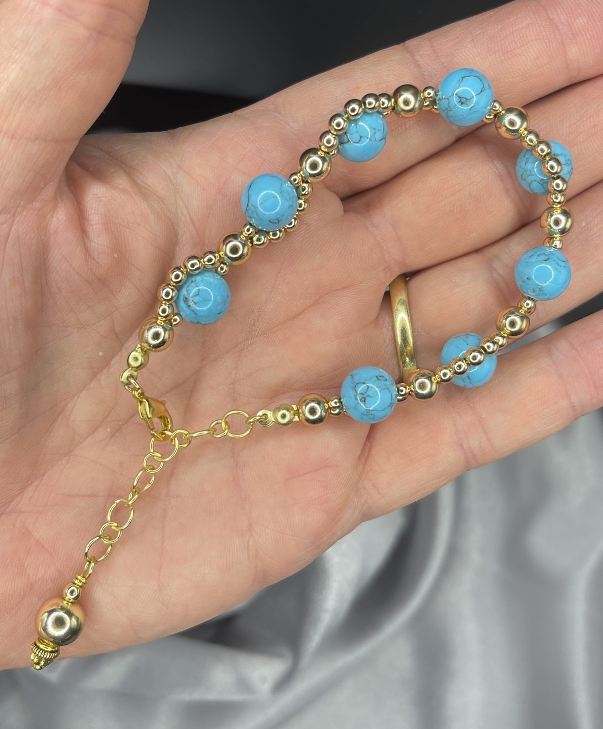 Turquoise Chaser Bracelet Turquoise Chaser Bracelet