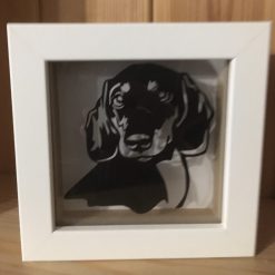 Dachshund Floating frame