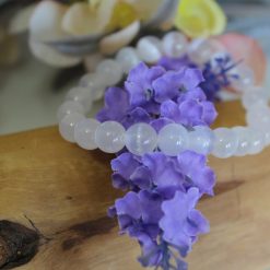 Selenite Stretch Bracelet 1 Selenite Stretch Bracelet 1