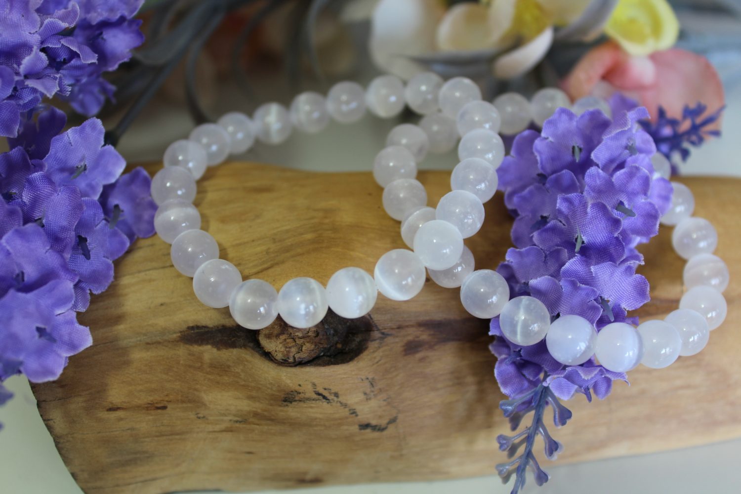 Selenite Stretch Bracelet Selenite Stretch Bracelet
