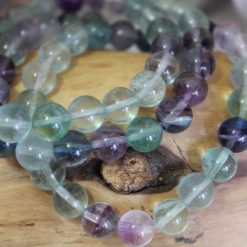 Rainbow Fluorite Stretch Bracelet