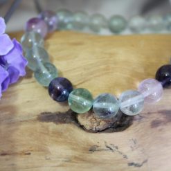 Rainbow Fluorite Stretch Bracelet 6