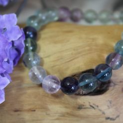Rainbow Fluorite Stretch Bracelet 7