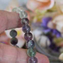 Rainbow Fluorite Stretch Bracelet 10
