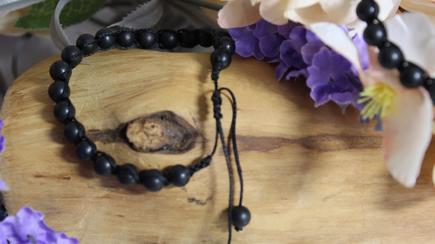 Russian Shungite Adjustable Bracelet Russian Shungite Adjustable Bracelet