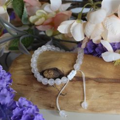 Rainbow Moonstone Adjustable Bracelet