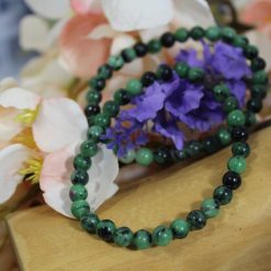 Ruby Zoisite Stretch Bracelet 10