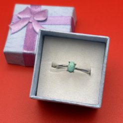 S925 adjustable Turquoise ring