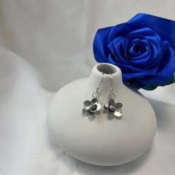 Sterling Silver Flower Earrings