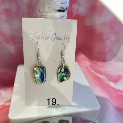 Natural abalone Paua shell earrings