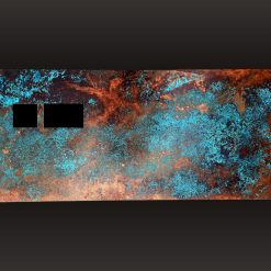 Copper Patina Wall Art, Fine Art Wall Hanging 2 Copper Patina Wall Art, Fine Art Wall Hanging 2