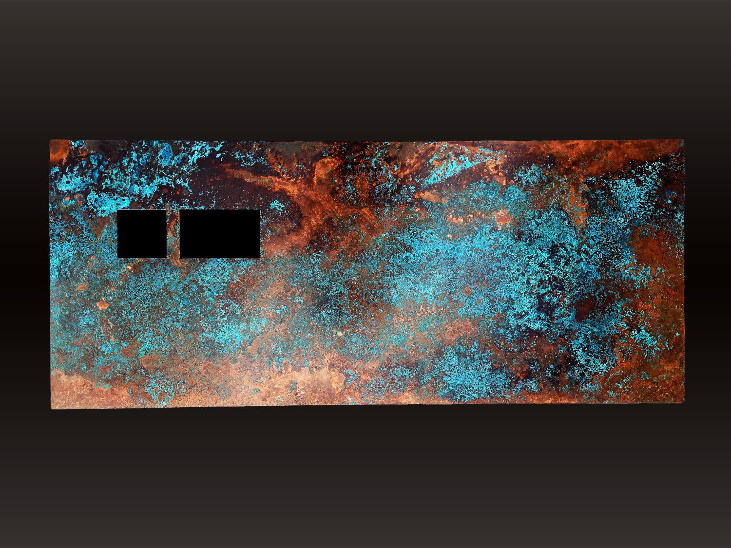 Copper Patina Wall Art, Fine Art Wall Hanging Copper Patina Wall Art, Fine Art Wall Hanging