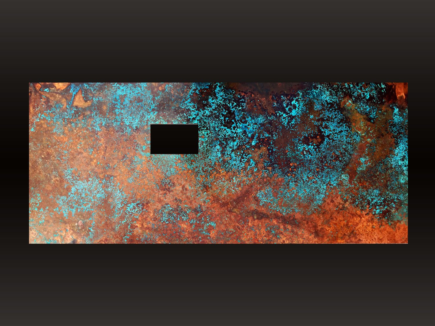 Copper Patina Wall Art, Fine Art Wall Hanging Copper Patina Wall Art, Fine Art Wall Hanging