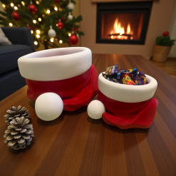 Christmas - Santas Hat Treat Dish