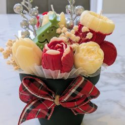 Festive Flower Pot Scented Candles