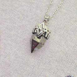 Pendant Only - Mini Pyrite Point Sterling Silver Pendant