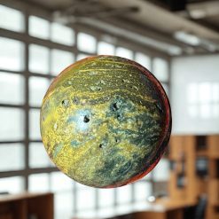 Mookite sphere with druzy