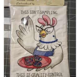 Tea-Towel chicken humour cotton kitchen 2