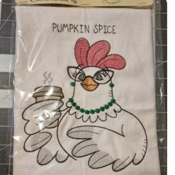 Tea-Towel chicken humour cotton kitchen 3